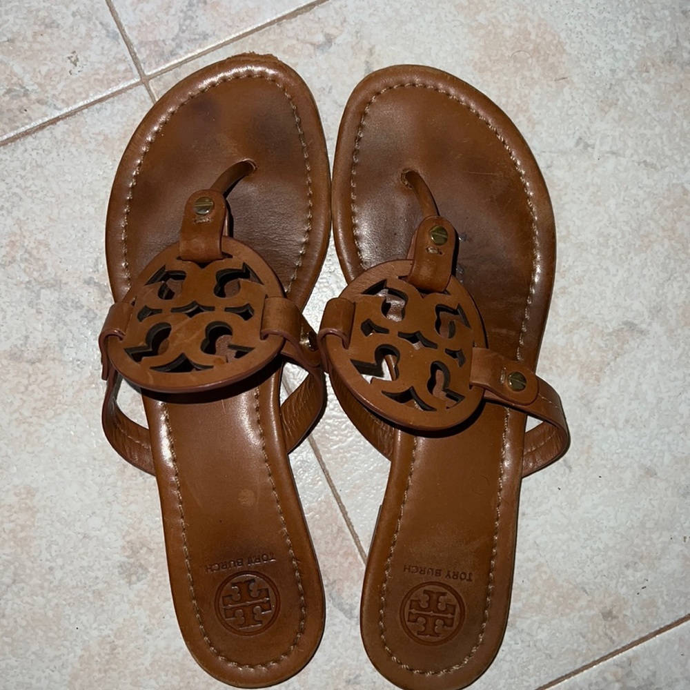 Authentic leather Tory Burch sandals